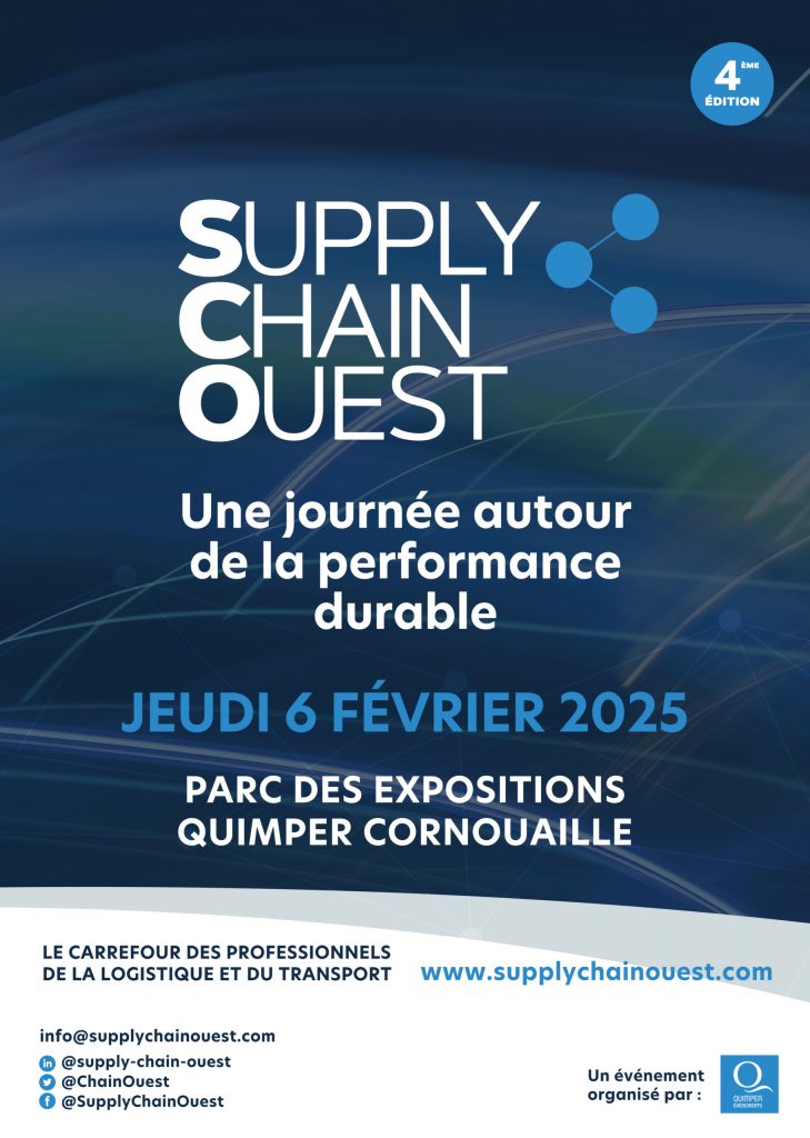 Salon Supply Chain Ouest, 6 février 2025, Parc des expositions Quimper Cornouaille